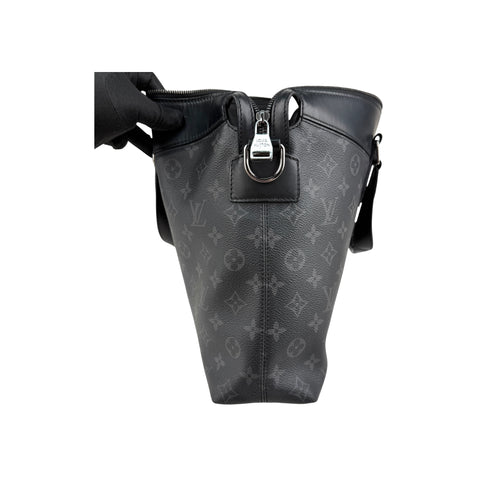 Louis Vuitton Monogram Eclipse Explorer Briefcase Shoulder Bag