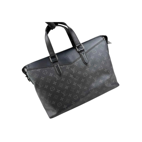 Louis Vuitton Monogram Eclipse Explorer Briefcase Shoulder Bag