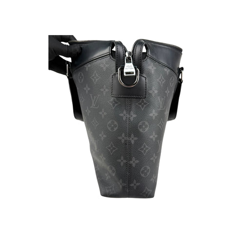Louis Vuitton Monogram Eclipse Explorer Briefcase Shoulder Bag