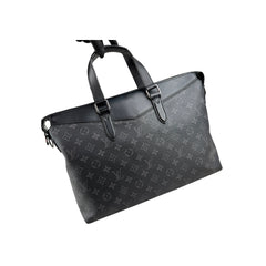 Louis Vuitton Monogram Eclipse Explorer Briefcase Shoulder Bag