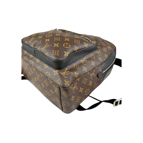 Louis Vuitton Monogram Black Macassar Josh Backpack Bag