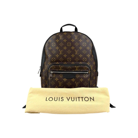 Louis Vuitton Monogram Black Macassar Josh Backpack Bag