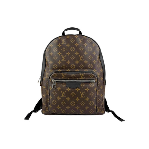 Louis Vuitton Monogram Black Macassar Josh Backpack Bag