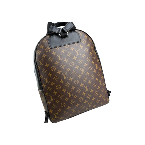 Louis Vuitton Monogram Black Macassar Josh Backpack Bag