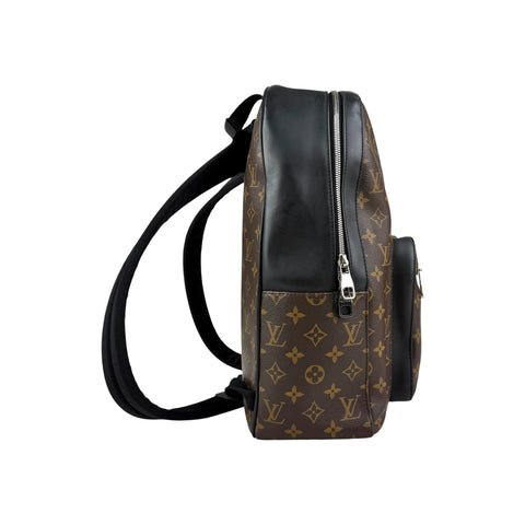 Louis Vuitton Monogram Black Macassar Josh Backpack Bag