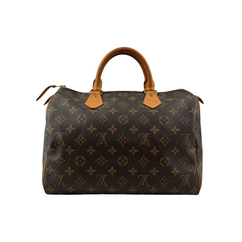 Louis Vuitton Monogram Canvas Speedy 30 Bag