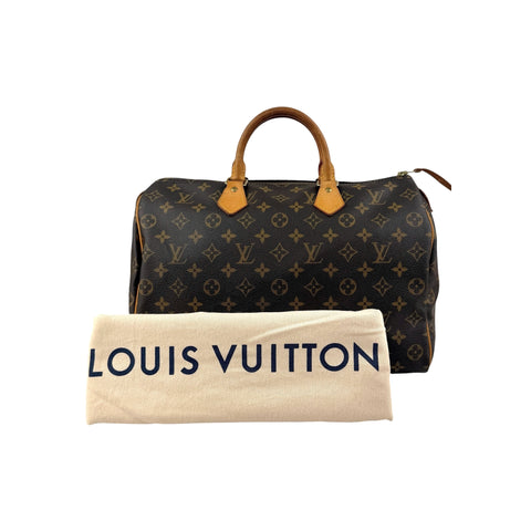Louis Vuitton Monogram Canvas Speedy Bandouliere 35