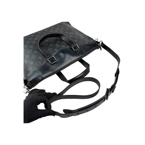 Louis Vuitton Monogram Eclipse Canvas Explorer Briefcase Bag