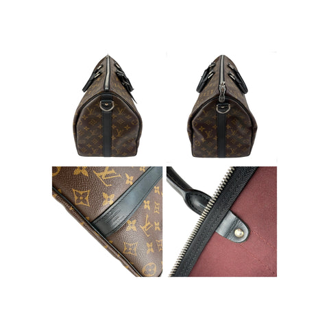 Louis Vuitton Monogram Macassar Keepall Bandouliere 45 Bag