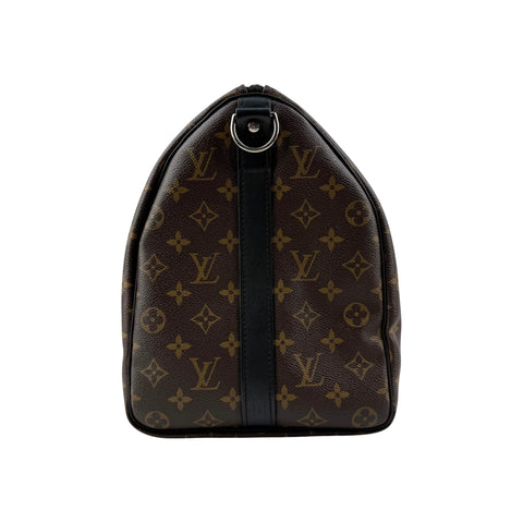 Louis Vuitton Monogram Macassar Keepall Bandouliere 45 Bag