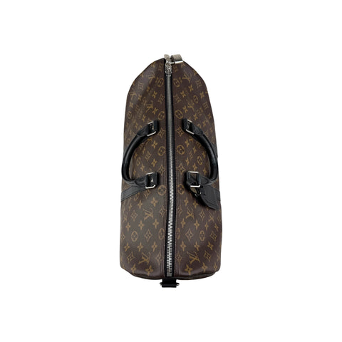 Louis Vuitton Monogram Macassar Keepall Bandouliere 45 Bag