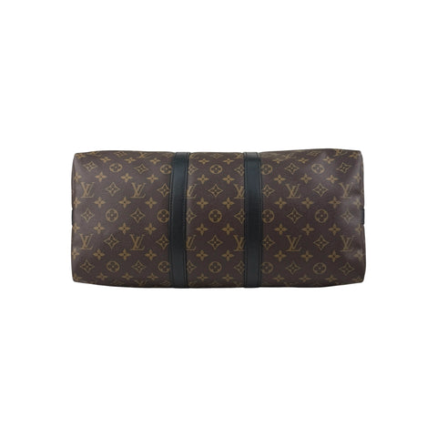 Louis Vuitton Monogram Macassar Keepall Bandouliere 45 Bag