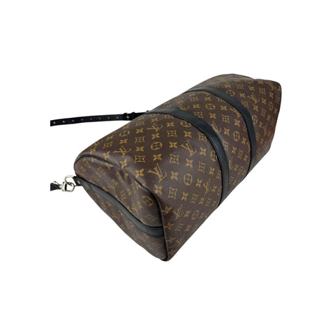 Louis Vuitton Monogram Macassar Keepall Bandouliere 45 Bag