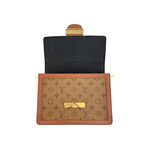 Louis Vuitton Monogram Reverse Canvas MM Dauphine Bag