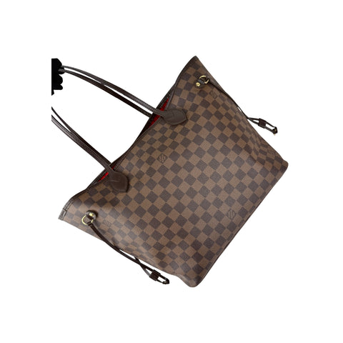 Louis Vuitton Neverfull Tote MM Brown Canvas