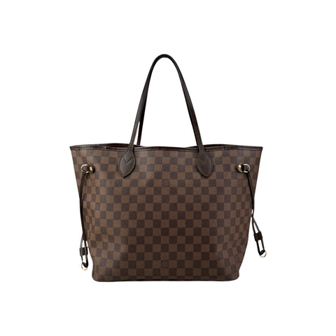 Louis Vuitton Neverfull Tote MM Brown Canvas
