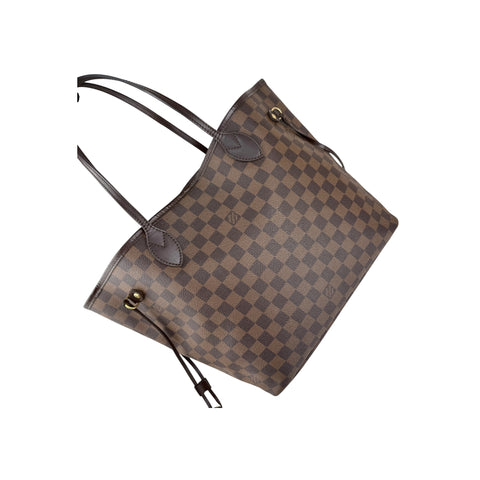 Louis Vuitton Neverfull Tote MM Brown Canvas