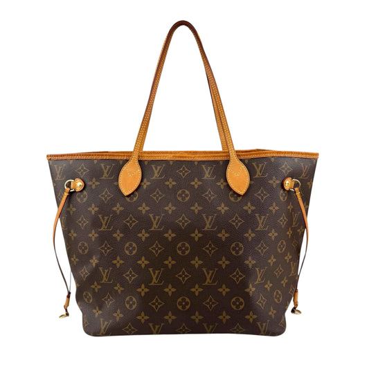 Louis Vuitton Neverfull Tote MM Brown Canvas Monogram