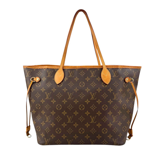 Louis Vuitton Neverfull Tote MM Brown Canvas Monogram