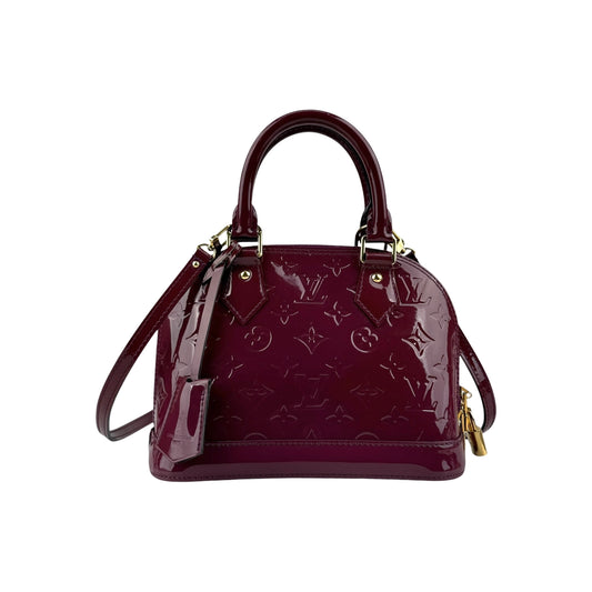 Louis Vuitton Rouge Fauviste Monogram Vernis Alma BB Bag