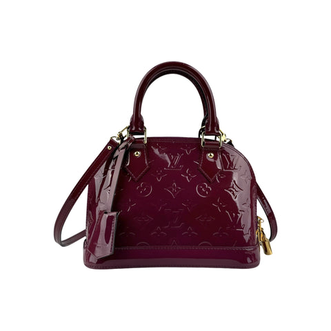 Louis Vuitton Rouge Fauviste Monogram Vernis Alma BB Bag