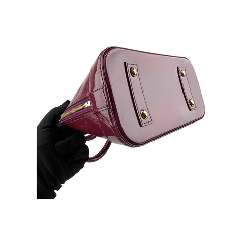 Louis Vuitton Rouge Fauviste Monogram Vernis Alma BB Bag