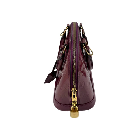 Louis Vuitton Rouge Fauviste Monogram Vernis Alma BB Bag