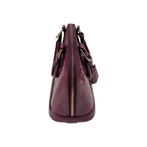 Louis Vuitton Rouge Fauviste Monogram Vernis Alma BB Bag