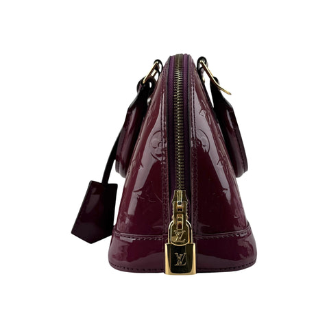 Louis Vuitton Rouge Fauviste Monogram Vernis Alma BB Bag