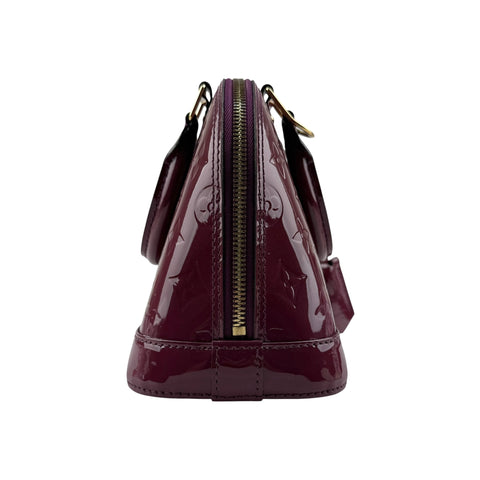 Louis Vuitton Rouge Fauviste Monogram Vernis Alma BB Bag
