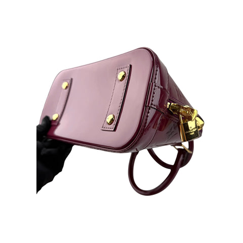 Louis Vuitton Rouge Fauviste Monogram Vernis Alma BB Bag