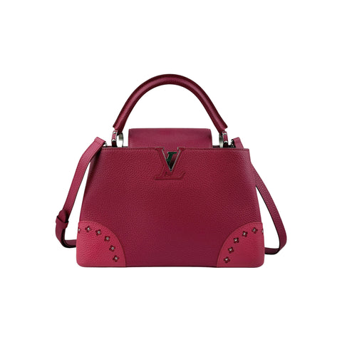 Louis Vuitton Taurillon Leather Capucines MM Bag