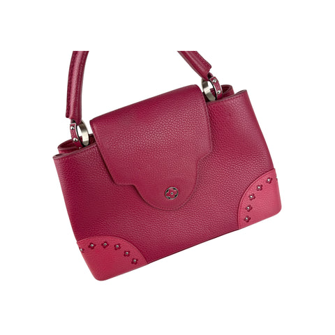 Louis Vuitton Taurillon Leather Capucines MM Bag
