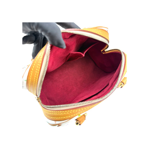 Louis Vuitton White Monogram Multicolore Canvas Priscilla Bag