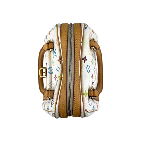 Louis Vuitton White Monogram Multicolore Canvas Priscilla Bag