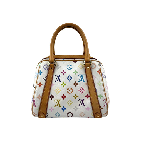 Louis Vuitton White Monogram Multicolore Canvas Priscilla Bag