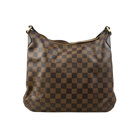 louis vuitton bloomsbury crossbody brown canvas back