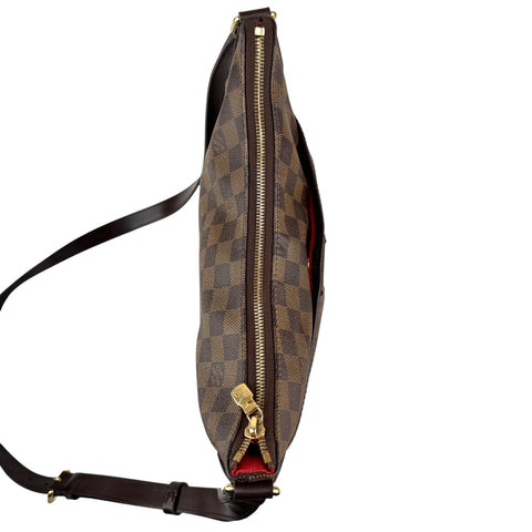 louis vuitton bloomsbury crossbody brown canvas top