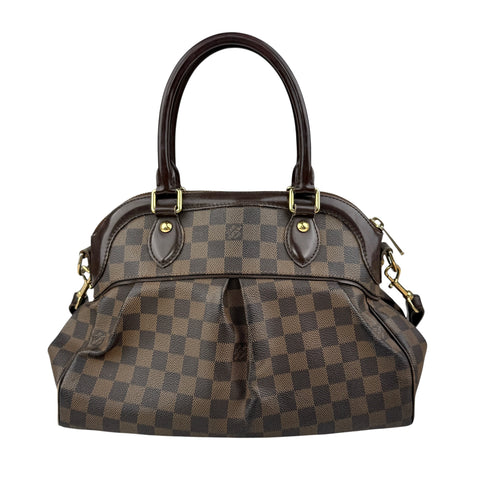 louis vuitton damier canvas trevi bag back