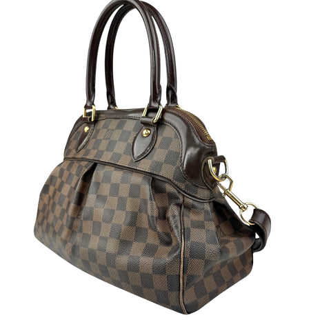 louis vuitton damier canvas trevi bag right