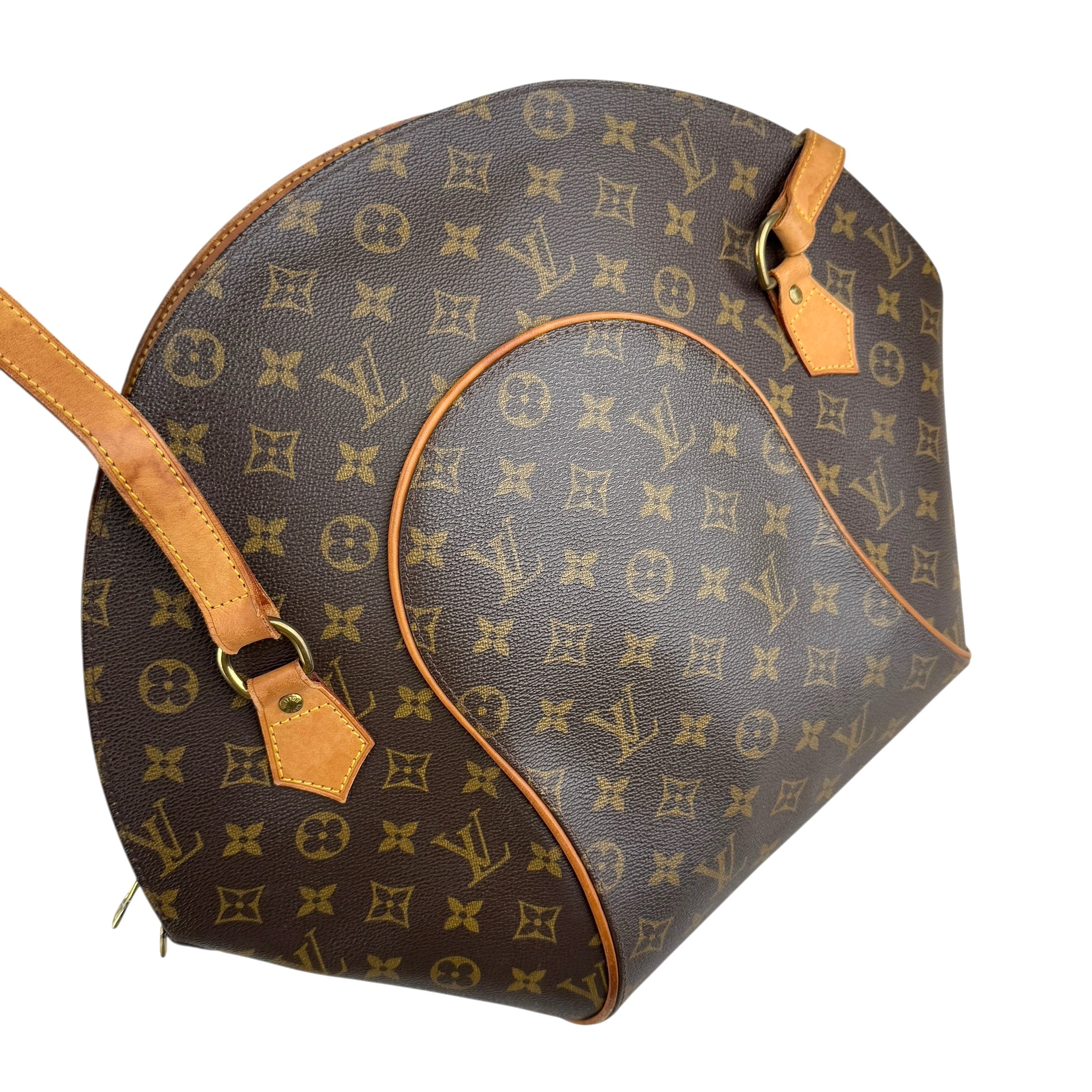 louis vuitton ellipse monogram shoulder bag left front 45