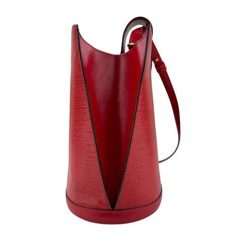 louis vuitton epi cluny shoulder bag red right