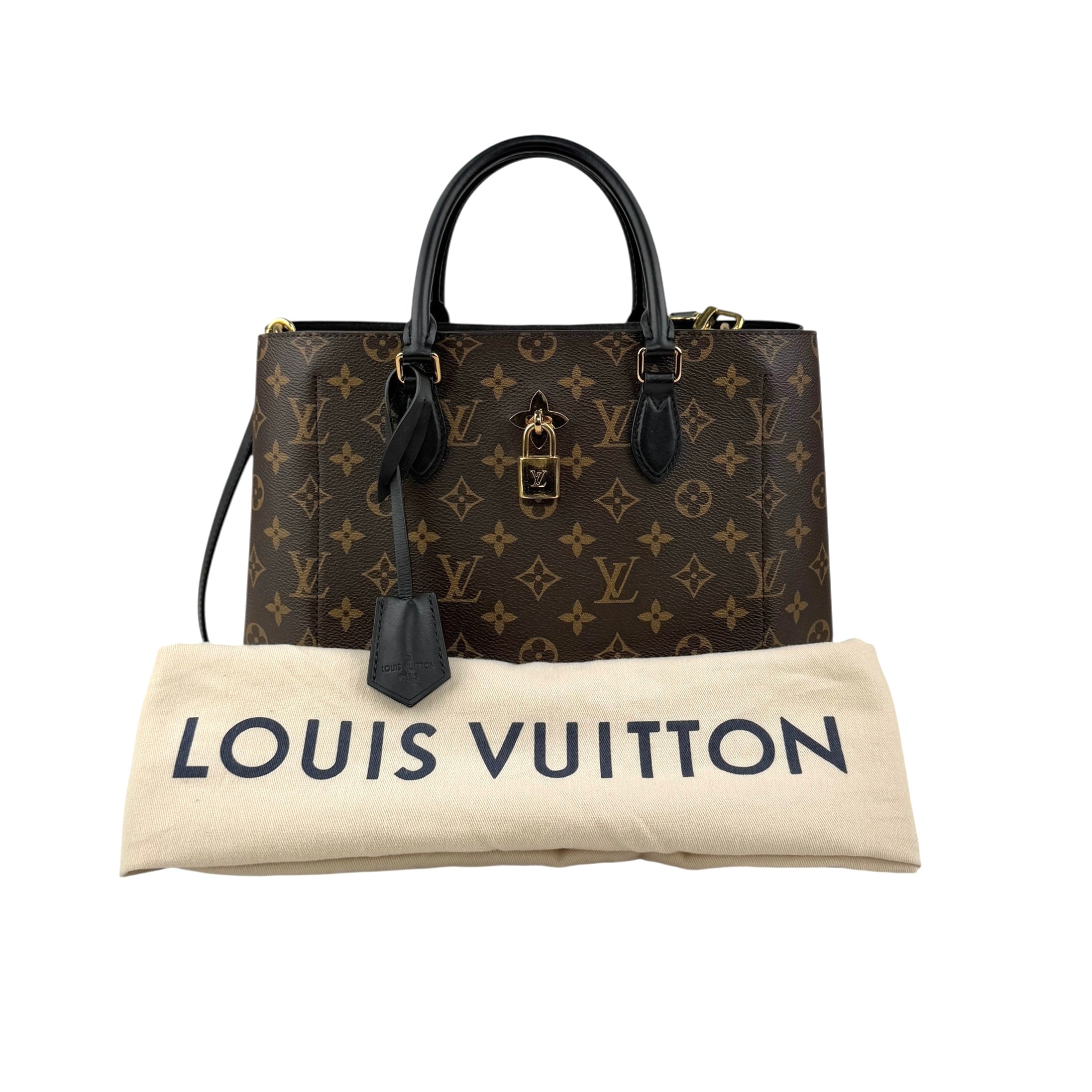 louis vuitton monogram canvas flower tote bag accessory