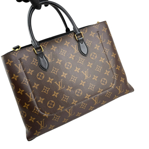 louis vuitton monogram canvas flower tote bag left back 45