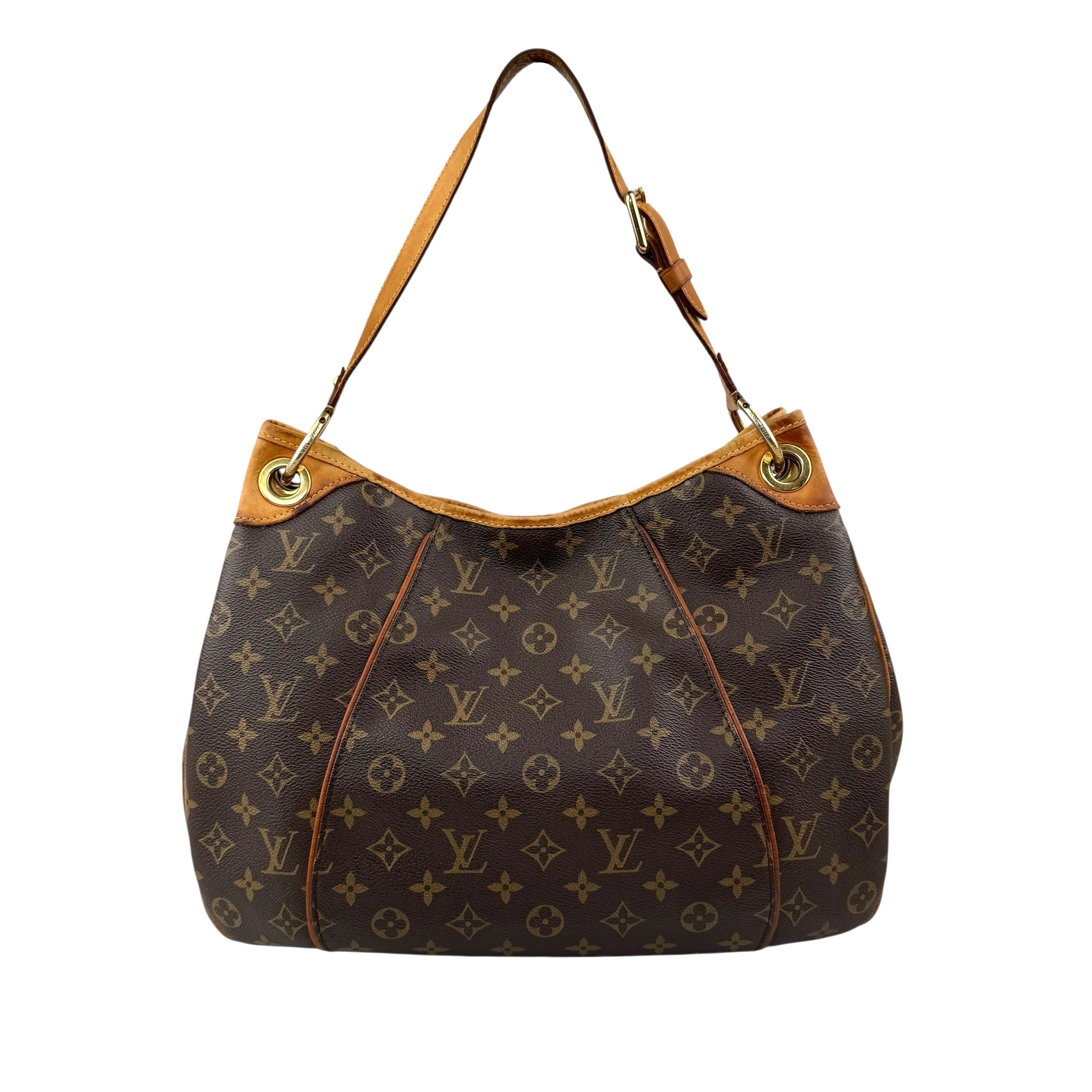 louis vuitton monogram canvas galliera bag back