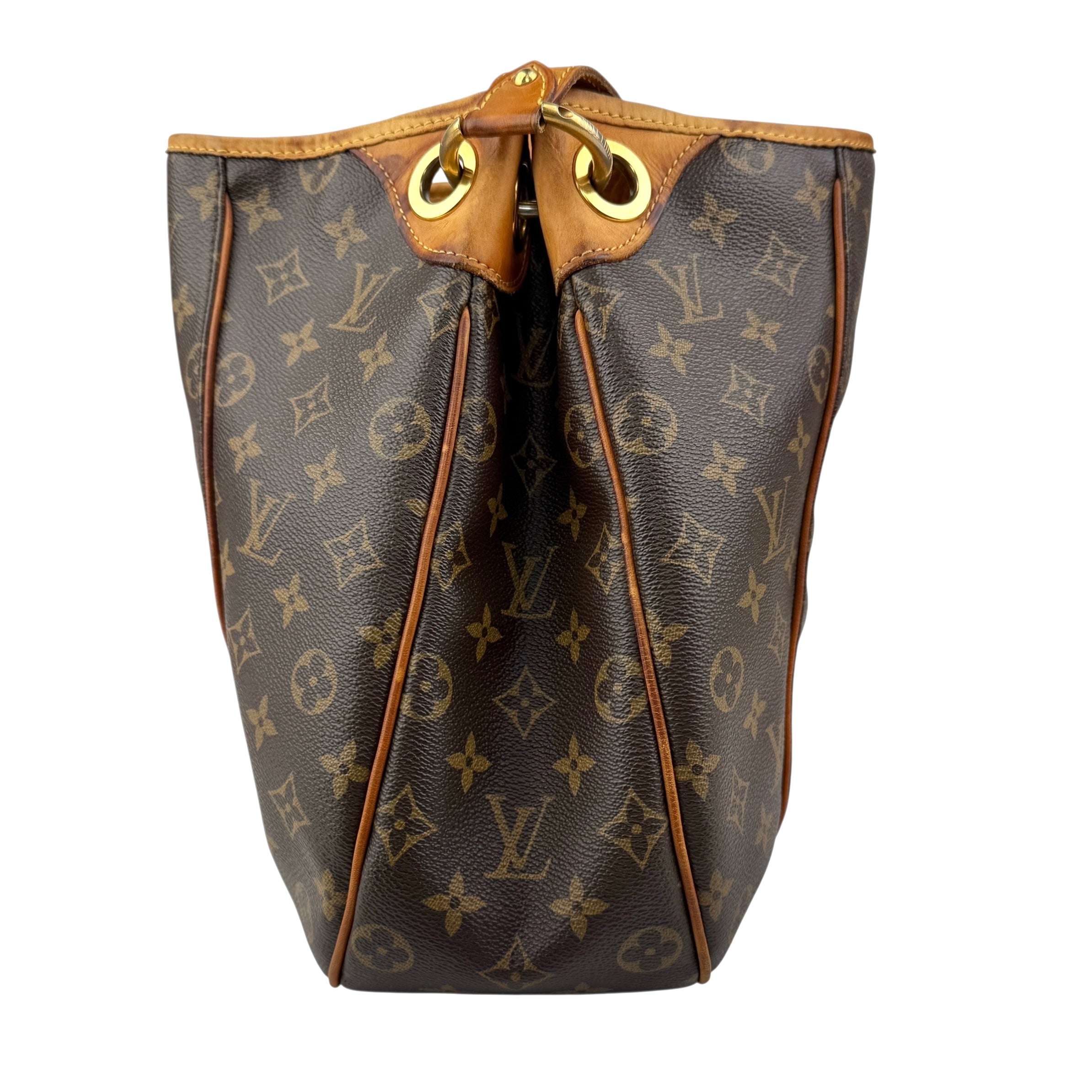 louis vuitton monogram canvas galliera bag left