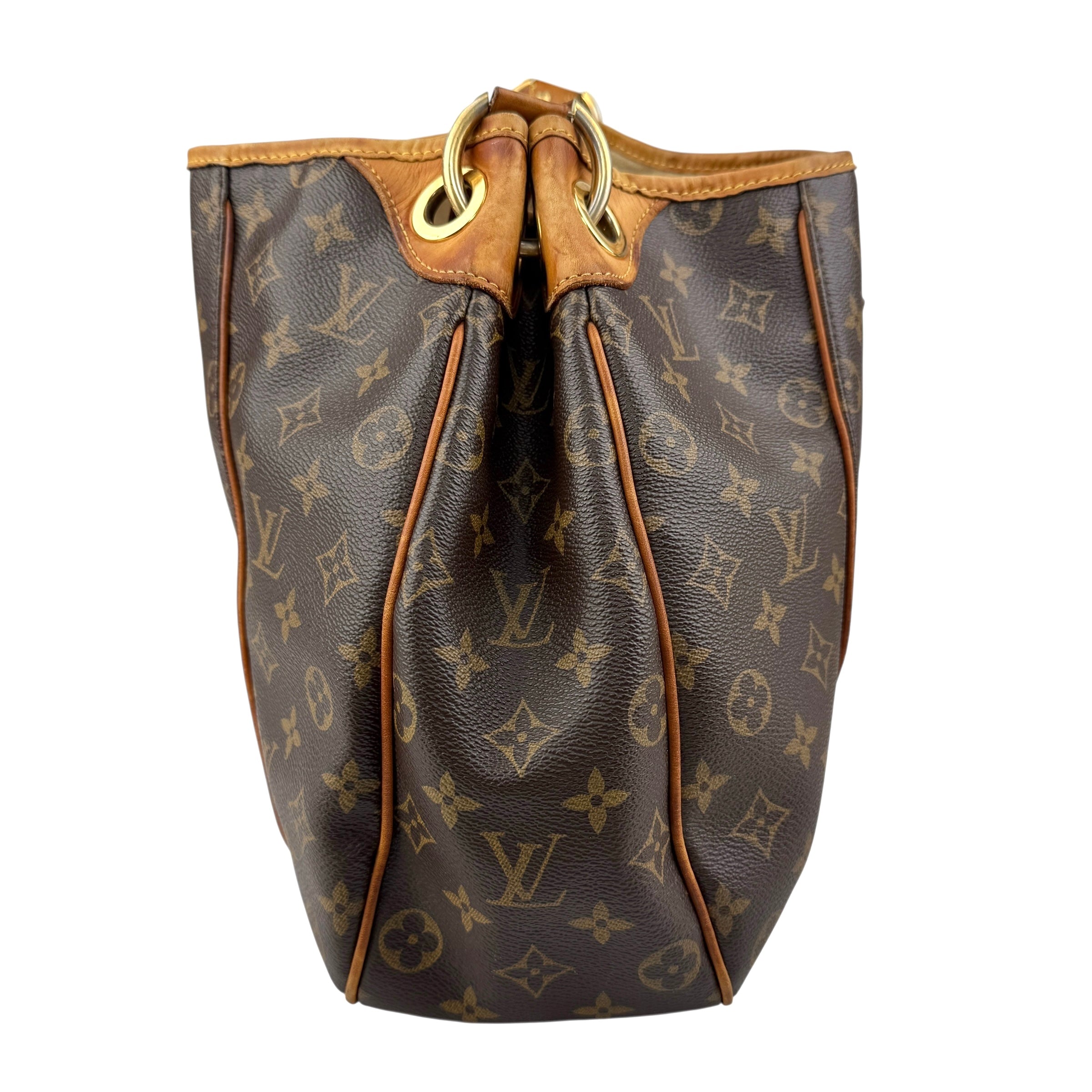 louis vuitton monogram canvas galliera bag left