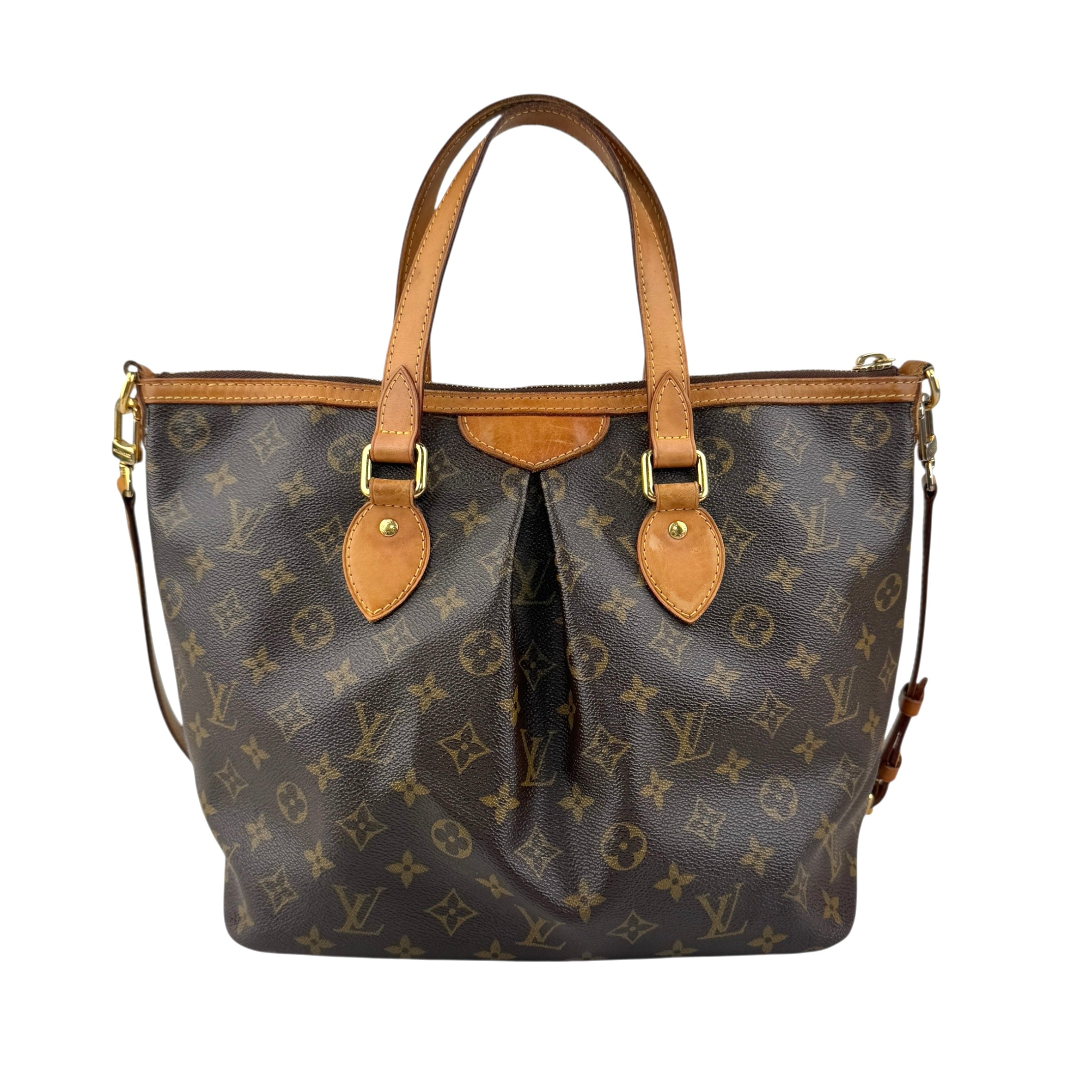 louis vuitton monogram canvas palermo bag back