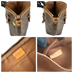 louis vuitton monogram canvas palermo bag inside pocket detail