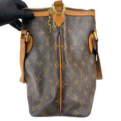 louis vuitton monogram canvas palermo bag left